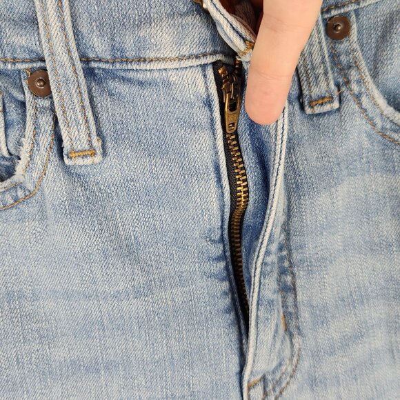 Madewell Classic Straight Light Wash Jeans sz 23 - Picture 4 of 11